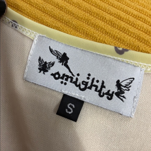 Omighty yellow butterfly dress mini small spring summer boho fairycore babydoll - Picture 5 of 7